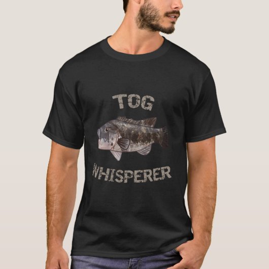 T-shirt Tog Whisperer Tautog (Devant)
