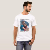 T-shirt Together Forever Typography Couple Photo Name (Devant entier)