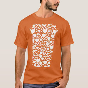 T-shirt ToGo Tasse De Coeurs De Café Silhouette