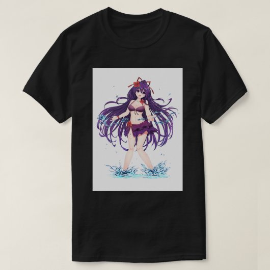 T-shirt Tohka Yatogami Date Un Art En Live (Design devant)