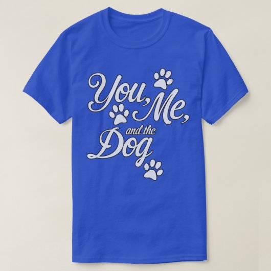 T-shirt Toi moi et le chien (Design devant)