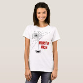 T-shirt Toile d'araignée de Monster Mash Halloween (Devant entier)