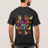 T-shirt toile de célébration de Cinco (Dos)