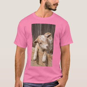 T-shirt Toile de photographie de maison de ferme rustique