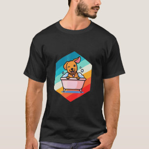 T-shirt Toilettage Rétro Vintage de Chien Toiletteur de Ch
