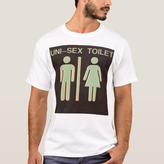 T-shirt Toilette unisexe (Devant)