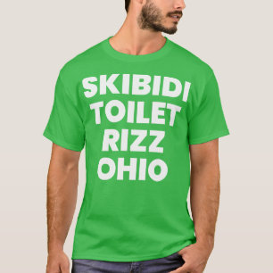 T-shirt Toilettes Skibidi Rizz Ohio