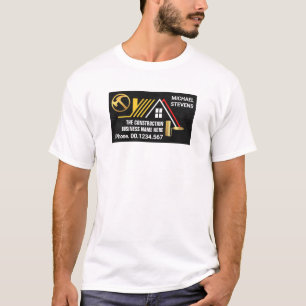T-shirt Toit Créatif Sur Manipulateur En Bois Noir