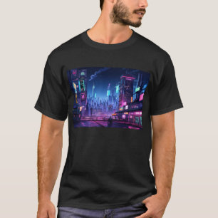 T-shirt Toit de Cyberpunk Tokyo