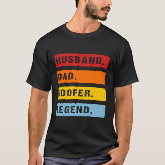 T-shirt Toit Fête des pères de menuiserie Toit de charpent (Devant)