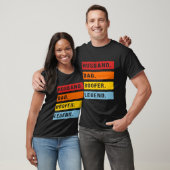 T-shirt Toit Fête des pères de menuiserie Toit de charpent (Unisexe)