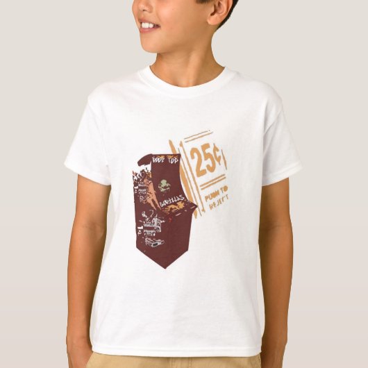 T-shirt Toit Top Gorilla Arcade Jeu (Devant)