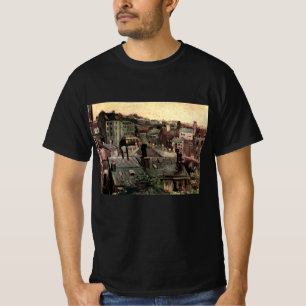 T-shirt Toits et arrières de maisons de Vincent van Gogh