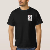 T-shirt Tokushinryu, Kobudo, Japon, noir (Devant)