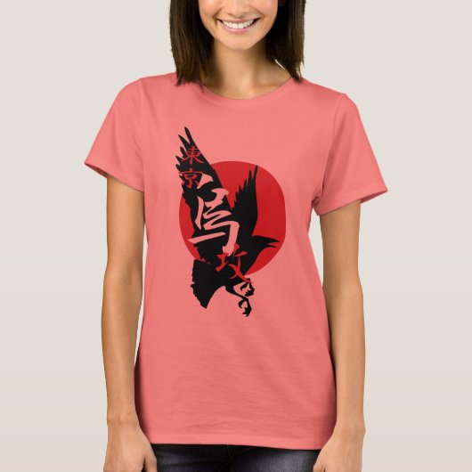 T-shirt Tokyo Crow Attack (Devant)