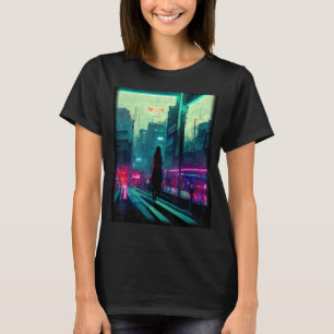 T-shirt Tokyo Cyberpunks Retro lo-fi indie Japon vibe est