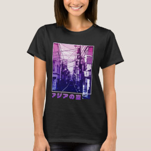 T-shirt Tokyo Japon 90s Esthétique Japonaise Vaporwave Rue