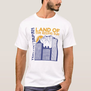 T-shirt Tokyo Japon Terre du Soleil Levant Conception de P