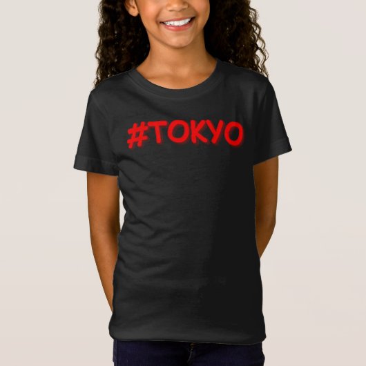 T-Shirt "#Tokyo" Joli Design. Commandez dès maintenant  (Devant)