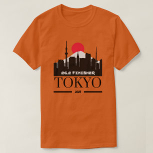 T-shirt Tokyo Marathon Finisher 2025, course personnalisée