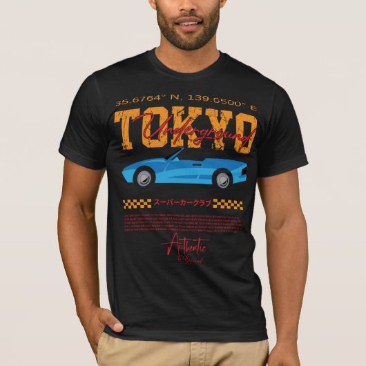 T-Shirt Tokyo Underground Street Racing (Devant)