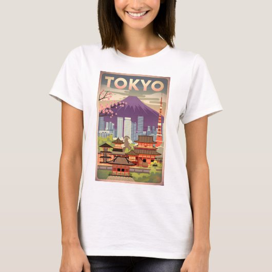 T-shirt Tokyo vintage (Devant)