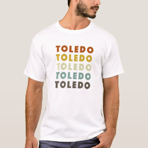 T-shirt Toledo Ohio Américain Oh Usa Résident de la ville