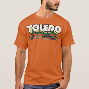 T-shirt Toledo Ohio Retro Stripes