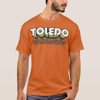 T-shirt Toledo Ohio Retro Stripes