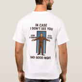 T-shirt Tolérance zéro pour le lactose amusant (Dos)