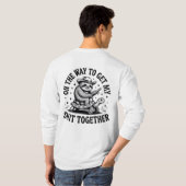 T-shirt Tolérance zéro pour le lactose amusant (Dos entier)
