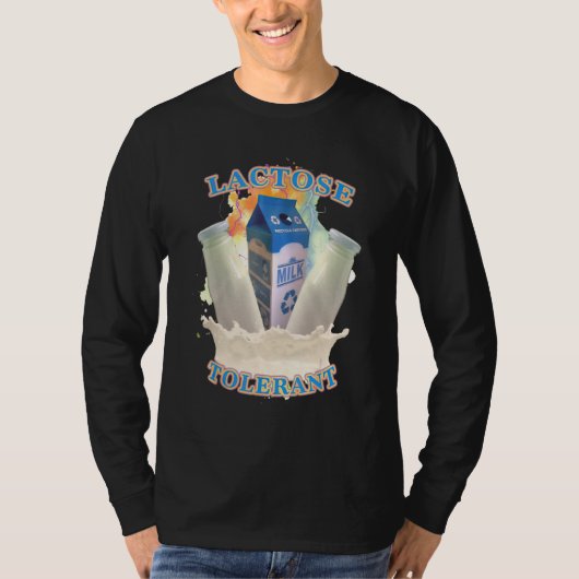 T-shirt tolérant au lactose (Devant)