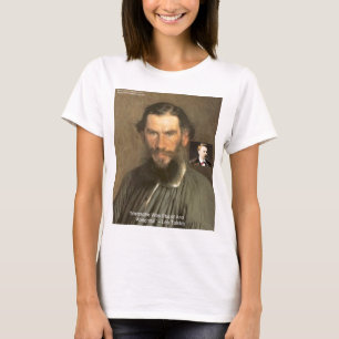 T-shirt Tolstoï "Nietzsche = Stupid Cadeaux De Devis Tee -
