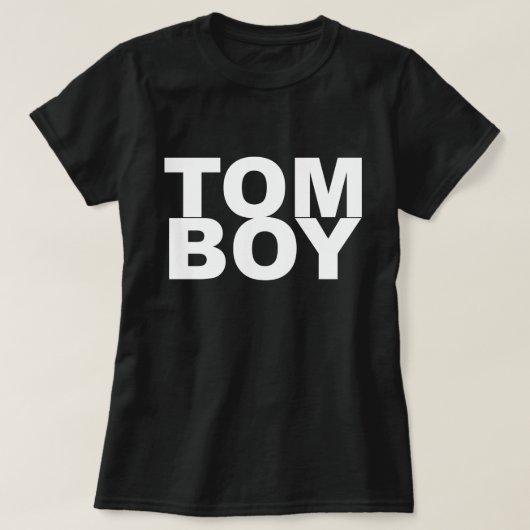 T-SHIRT TOM BOY. (Design devant)
