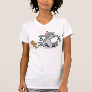 T-shirt Tom et chat noir de patte de Jerry