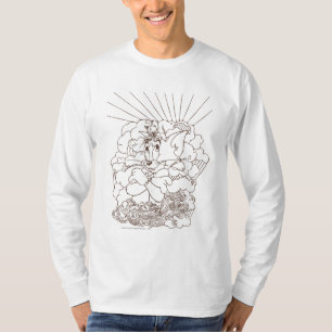 T-shirt Tom et contour de Jerry
