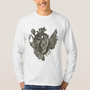 T-shirt Tom et crâne de Jerry