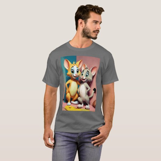 T-shirt Tom et jerry (Devant entier)