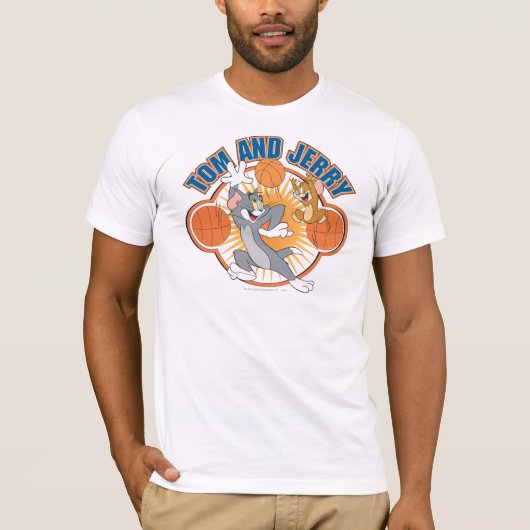 T-shirt Tom et Jerry Basketball 4 (Devant)