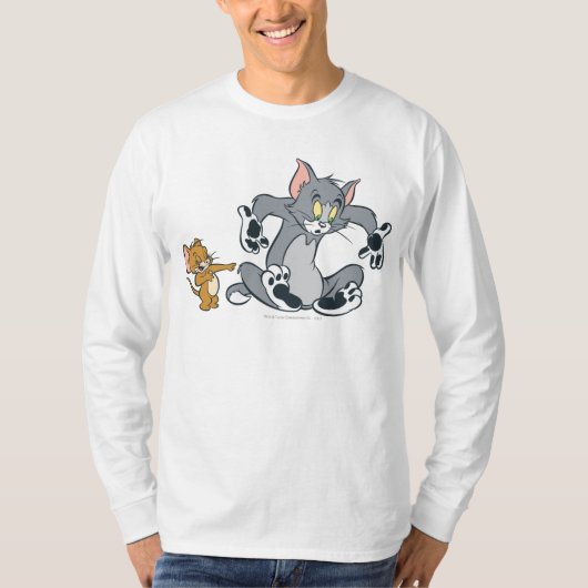 T-shirt Tom et Jerry Black Paw Cat (Devant)