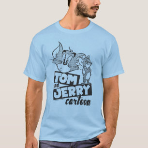 T-shirt Tom Et Jerry   Carton Tom Et Jerry