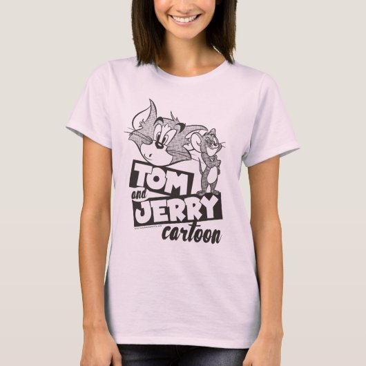 T-shirt Tom Et Jerry | Carton Tom Et Jerry (Devant)