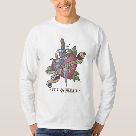 T-shirt Tom et Jerry Ennemies pour toujours 2 (Devant)