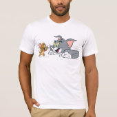 T-shirt Tom et Jerry font des grimaces (Devant)