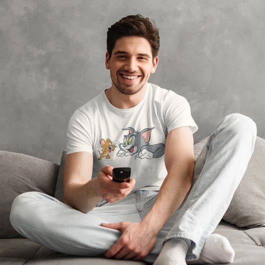 T-shirt Tom et Jerry font des grimaces
