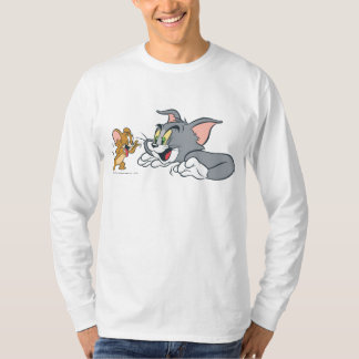 T-shirt Tom et Jerry font des visages