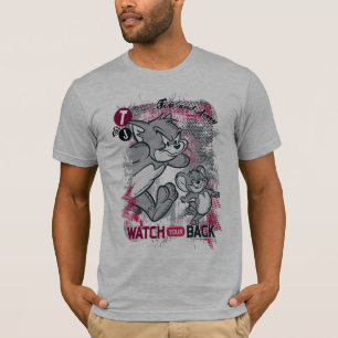 T-shirt Tom et Jerry observent votre dos