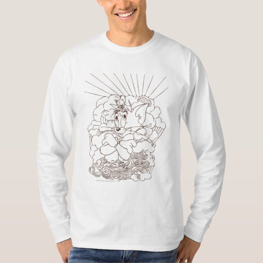 T-shirt Tom et Jerry Outline (Devant)