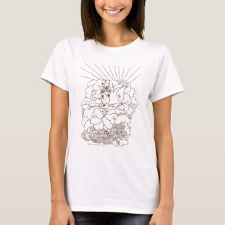 T-shirt Tom et Jerry Outline