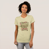 T-shirt Tom et Jerry Pink et Green (Devant entier)